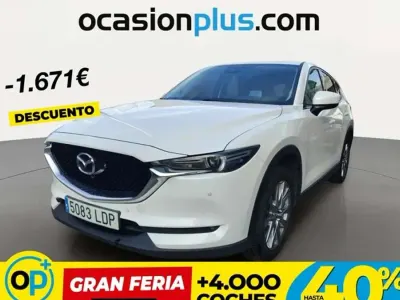 Usado Mazda CX-5 150 CV (110 kW) 2019 Blanco SUV