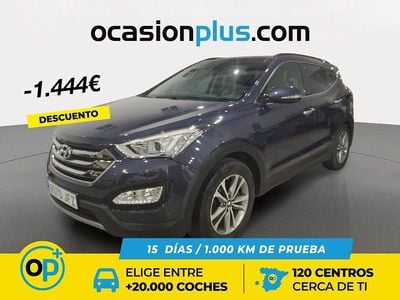 Azul Usado 2015 Hyundai Santa Fe SUV | 19.500 € (Precio justo)