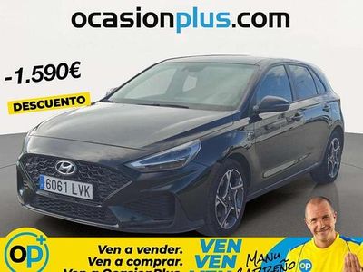 Brugt Hyundai i30 N Line 120 HK (88 kW) 2021 Sort Hatchback