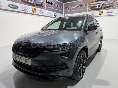 Gris / plata Usado 2021 Skoda Karoq SportLine SUV | 17.990 € (Precio justo)