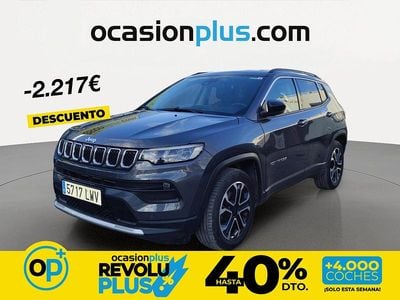 Usado Jeep Compass Limited 130 CV (95 kW) 2022 Gris SUV