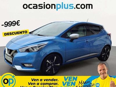 Usado Nissan Micra S 90 CV (66 kW) 2017 Azul Utilitario