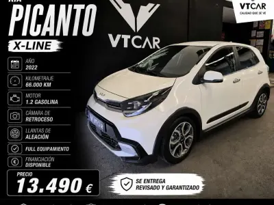 Usado Kia Picanto GT-Line 101 CV (74 kW) 2022 Blanco Utilitario