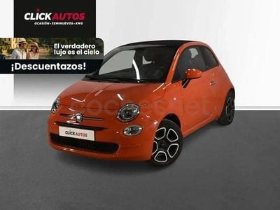 Usado Fiat 500C Club 70 CV (51 kW) 2023 Naranja Descapotable