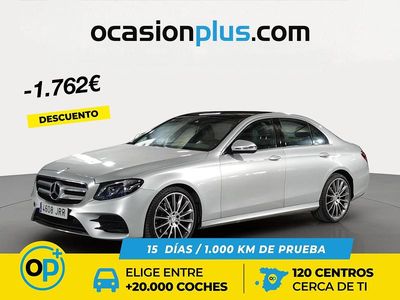 Usado Mercedes E220 194 CV (142 kW) 2016 Gris Berlina