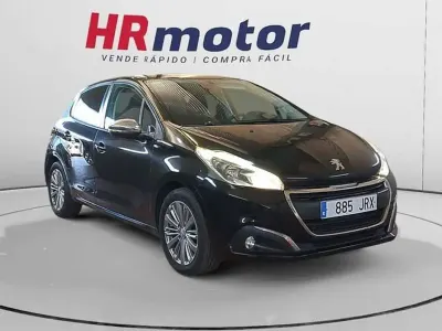 Usado Peugeot 208 Style 82 CV (60 kW) 2016 Negro Utilitario