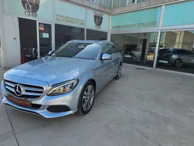 Usado Mercedes C220 Exclusive 170 CV (125 kW) 2016 Gris / plata Familiar