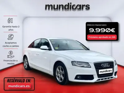 Usado Audi A4 136 CV (100 kW) 2010 Blanco Berlina