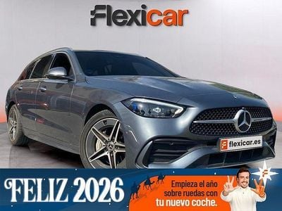 Gris Usado 2022 Mercedes C300e Familiar | 35.990 € (Precio justo)