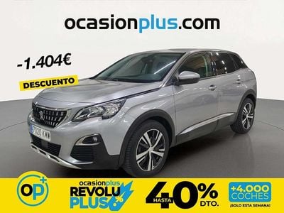 Usado Peugeot 3008 Allure 130 CV (95 kW) 2018 Gris SUV