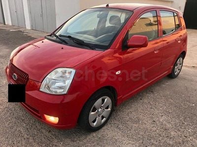 Usado Kia Picanto Active 65 CV (47 kW) 2007 Granate Utilitario