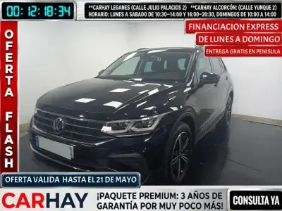 Käytetty VW Tiguan Life 245 HP (180 kW) 2022 Musta Katumaasturi