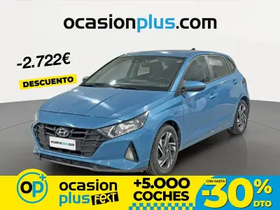 Begagnad Hyundai i20 84 HK (61 kW) 2022 Blå Halvkombi