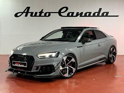 Usado Audi RS5 Ambiente 450 CV (330 kW) 2018 Gris / plata Coupe