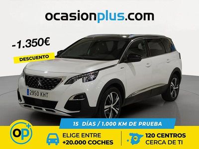 Usado Peugeot 5008 GT-line 130 CV (95 kW) 2018 Blanco SUV