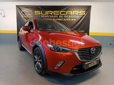 Rojo Usado 2015 Mazda CX-3 Luxury SUV | 12.990 € (Precio justo)