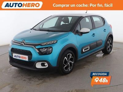 Azul Usado 2021 Citroën C3 Feel Berlina | 10.299 € (Precio justo)