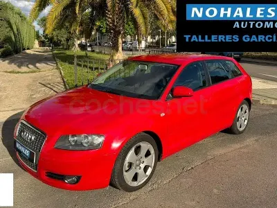 Usado Audi A3 Sportback Attraction 125 CV (91 kW) 2008 Rojo Utilitario