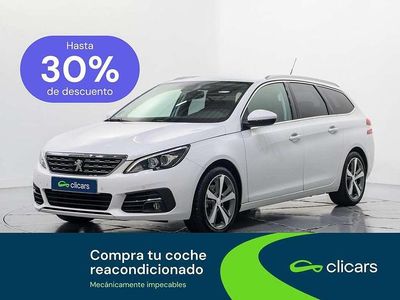 Usado Peugeot 308 SW Allure 131 CV (96 kW) 2019 Blanco Familiar