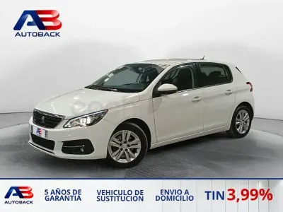 Usado Peugeot 308 Active 130 CV (95 kW) 2021 Blanco Berlina