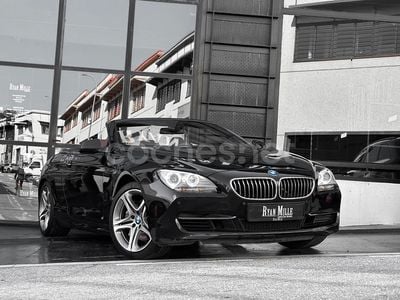 Usado BMW 640 Cabriolet Comfort Edition 320 CV (235 kW) 2011 Negro Descapotable