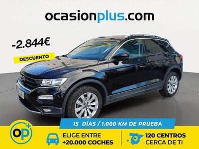 Usado VW T-Roc Advance 110 CV (80 kW) 2021 Negro SUV