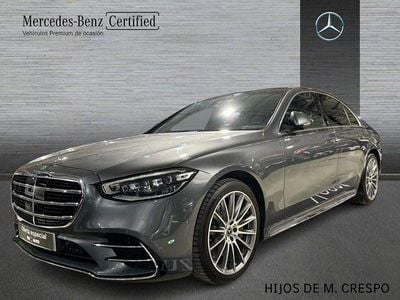 Usado Mercedes S350 286 CV (210 kW) 2021 Gris selenita