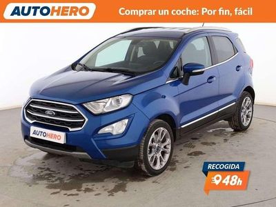 Usado Ford Ecosport Titanium 125 CV (91 kW) 2018 Azul SUV