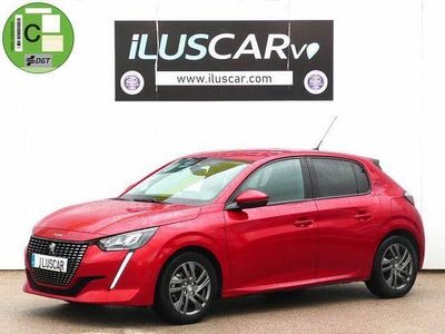 Usado Peugeot 208 Style 101 CV (74 kW) 2021 Rojo elixir Utilitario