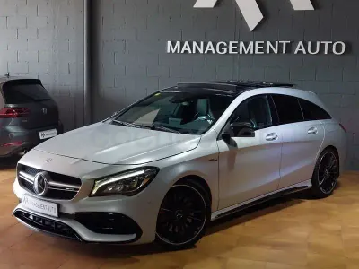 Usado Mercedes CLA45 AMG Shooting Brake 381 CV (280 kW) 2015 Gris / plata Familiar