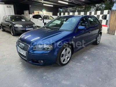 Usado Audi A3 Attraction 105 CV (77 kW) 2007 Azul Utilitario