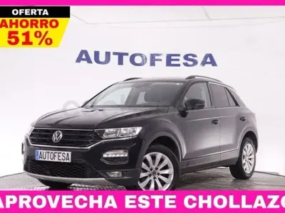 Usado VW T-Roc Sportline 150 CV (110 kW) 2021 Negro SUV