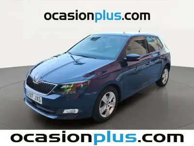 Usado Skoda Fabia 75 CV (55 kW) 2017 Azul Utilitario