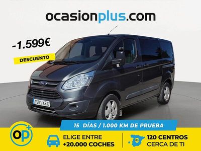 Usado Ford Transit Custom Trend 130 CV (95 kW) 2017 Gris Berlina
