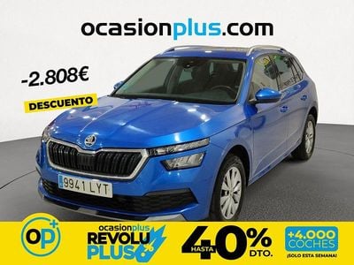 Usado Skoda Kamiq 110 CV (80 kW) 2022 Azul SUV