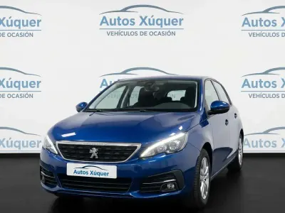 Usado Peugeot 308 Style 131 CV (96 kW) 2019 Azul Utilitario