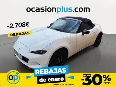 Blanco Usado 2024 Mazda MX5 Prime-Line Descapotable | 29.790 € (Precio justo)