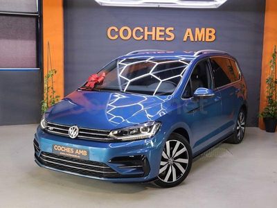 Usado VW Touran Sportline 190 CV (139 kW) 2017 Azul Monovolumen
