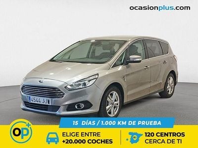 Usado Ford S-MAX Titanium 150 CV (110 kW) 2015 Gris Monovolumen