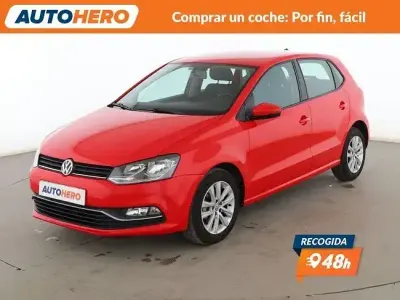 Usado VW Polo Advance 90 CV (66 kW) 2017 Rojo Berlina