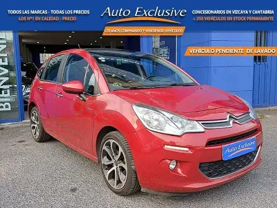 Usado Citroën C3 Exclusive 92 CV (67 kW) 2013 Granate Berlina