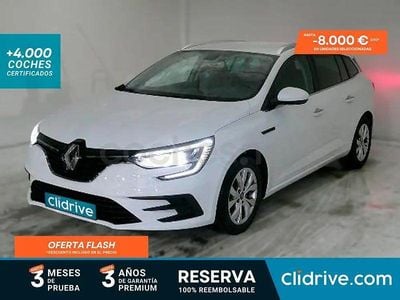 Usado Renault Mégane GrandTour Zen 115 CV (84 kW) 2021 Blanco Familiar