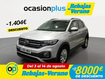 Usado VW T-Cross Advance 110 CV (80 kW) 2023 Gris SUV