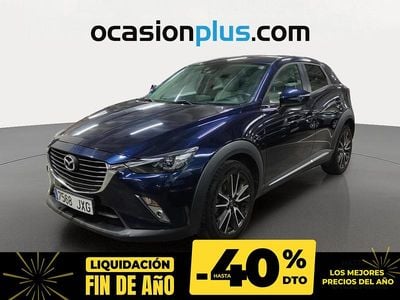 Azul Usado 2017 Mazda CX-3 Luxury SUV | 12.690 € (Precio justo)