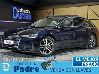 Usado Audi A6 Premium 290 CV (213 kW) 2022 Azul Familiar