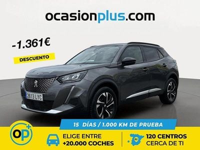 Gris / plata Usado 2022 Peugeot 2008 Allure SUV | 14.980 € (Precio justo)