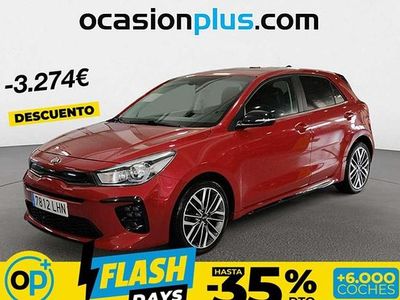 Usado Kia Rio GT-Line 101 CV (74 kW) 2020 Rojo Utilitario