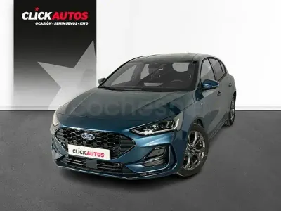 Usado Ford Focus ST-Line 125 CV (91 kW) 2024 Azul Berlina