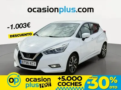 Usado Nissan Micra Acenta 71 CV (52 kW) 2017 Blanco Utilitario