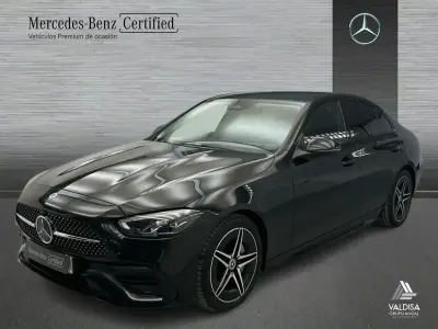 Usado Mercedes C200 AMG line 163 CV (119 kW) 2025 Negro Berlina